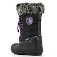 thumbnail image 4 of Nova Utopia Boys Girls Snow Boots NFWB830 Black 11, 4 of 6