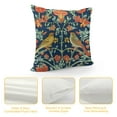 thumbnail image 4 of Chilfamy Chinoiserie Pillow Covers, Colorful Pimpernel Red Strawberry Bird Flower Throw Pillow Covers Vintage Art Floral Pillowcase Decor for Couch Sofa Outdoor - Blue 24x24in, 4 of 5