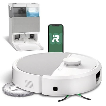 iRobot Roomba Plus 505 Combo Robot Vacuum & Mop   AutoWash Dock - WHITE EDITION