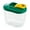 A, variant on A One Liter Capacity Plastic Sealed Container For Pantry Organization Keeps Contents Dry And Fresh Easy Open Snap Lid
