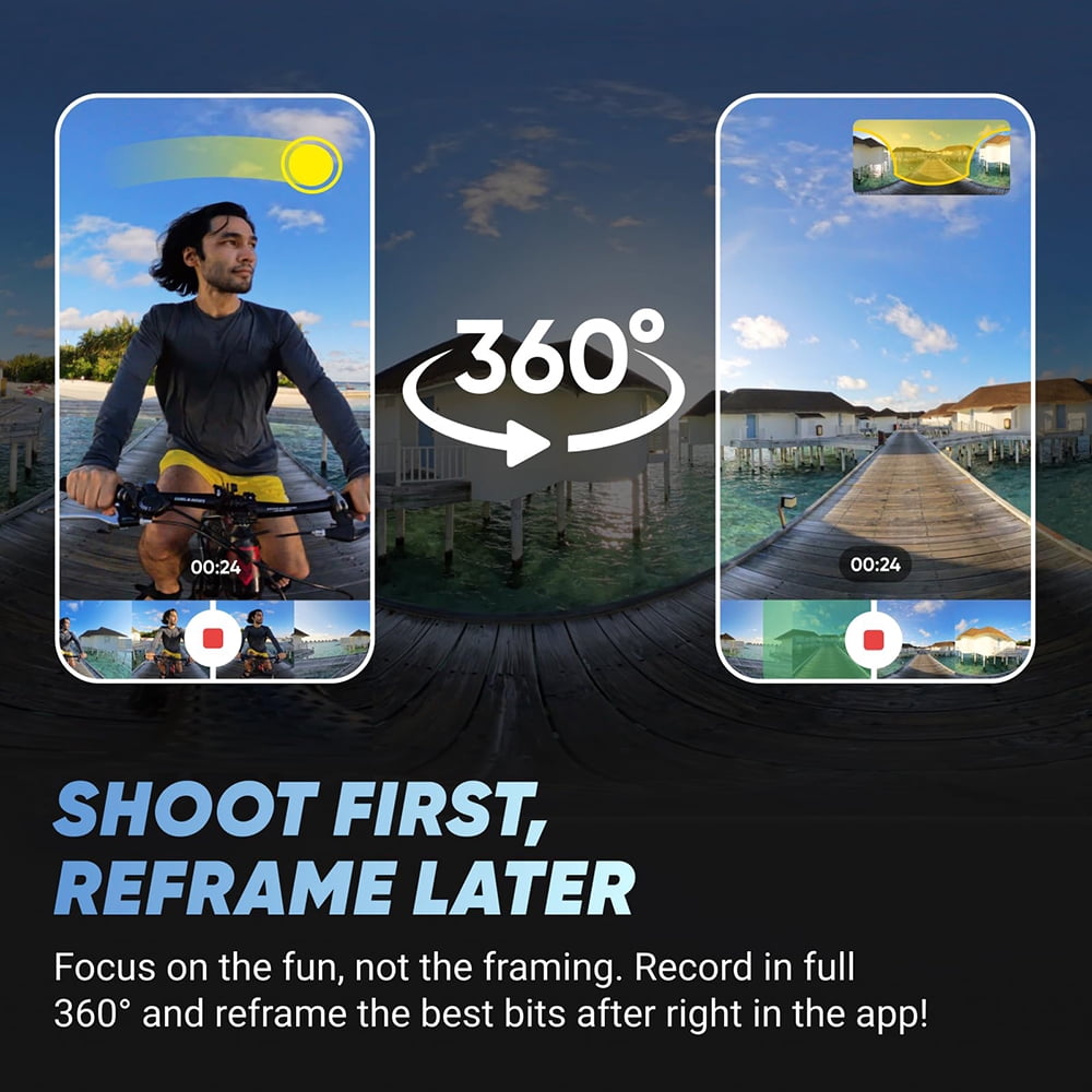 Insta360 X4 8K Waterproof 360 Action Camera Action Bundle
