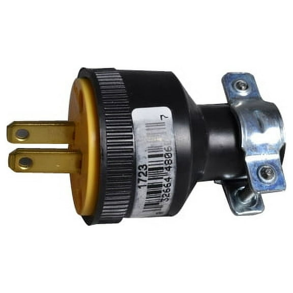 Replacement Part For Fit All Residential Vacuum Cleaner 2 Wire Male Plug # 32-5617-06