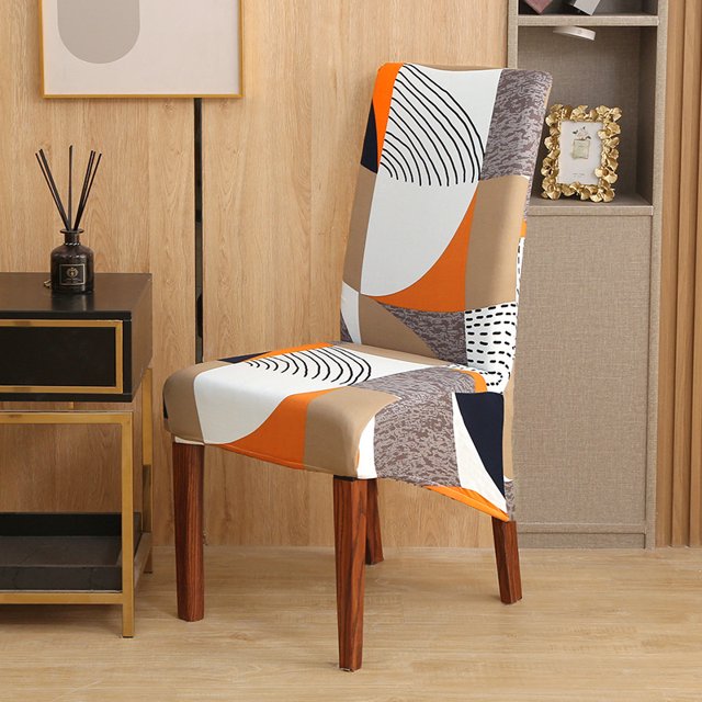 Funda elástica para silla oscilante diagonal agrandada Funda para silla de comedor de hotel Funda elástica para silla de computadora de una pieza