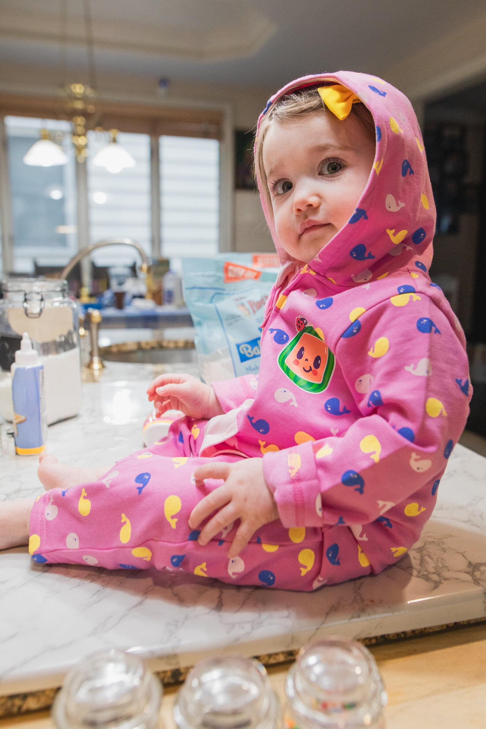 CoComelon Infant Baby Boys or Girls Fleece Zip Up Coverall Infant to Toddler