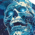 thumbnail image 3 of KLL Abstract Blue Skull Pattern Baseball Caps for Outdoor Sports,Golf Dad Hat Fashion Casual Outdoor Caps Adjustable Fit Men Women, 3 of 6