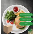 thumbnail image 4 of Heavy Duty Paper Plates, 10 Inch, White, 300 Count, Hot and Cold Food Safe, 4 of 5