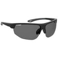 thumbnail image 2 of Under Armour Men's Clutch Wrap Style Sunglasses W/Case – Black Frame/Black Lens, 2 of 8
