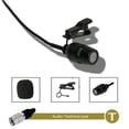 thumbnail image 1 of Microphone Cravate 4 Broches Xlr 3,5 mm pour Shure Sans Fil Noir T, 1 of 4