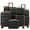6-piece Black Brown, variant on LHSHID Hardshell ABS Luggage Set,24-Inch Checked Suitcase with Spinner Wheels,Lightweight Travel Luggage with 2 Packing Cubes for Men Women