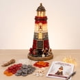 thumbnail image 2 of Sea Glass Lighthouse Kit Sea Glass Art Kit, Firefighter Memorial Tower DIY Craft Kit for Adults, Smooth Edged Simulated Sea Glass Pieces, Beginner Friendly Assembly Guide for Shelf Tabletop, 2 of 8