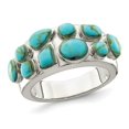 thumbnail image 1 of Sterling Silver Ring with Lab Created Turquoise, 1 of 5
