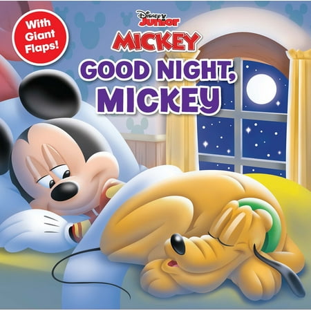 8x8 with Flaps: Disney Mickey Mouse Funhouse: Good Night, Mickey! (Paperback)