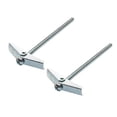 thumbnail image 1 of taquetes mariposa 1/4 x 3 pulgadas plata 2 piezas, 1 of 5