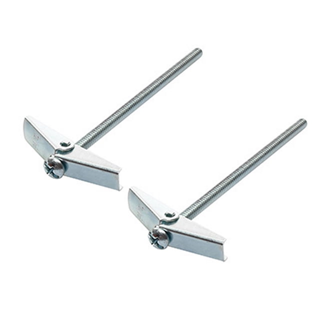 taquetes mariposa 1/4 x 3 pulgadas plata 2 piezas