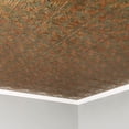 thumbnail image 5 of FASÄDE Regalia Decorative Vinyl 2ft x 4ft Glue Up Ceiling Panel in Copper Fantasy (5 Pack), 5 of 5
