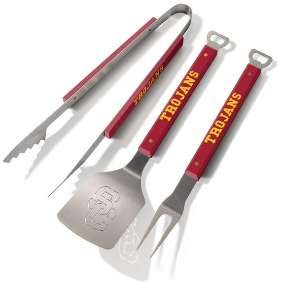 YouTheFan NCAA USC Trojans Spirit Series 3pc BBQ Set