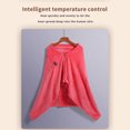 thumbnail image 3 of Tignapoo USB-Powered Heated Throw Blanket for Men & Women, Soft Pink Electric Warming Wrap for Indoor & Outdoor Use, Excludes Battery & Power Bank, 3 of 7