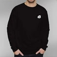 thumbnail image 2 of Men's 330g 100% Cotton Dropped Shoulder Crew Neck Sweatshirt-Astronaut, 2 of 15