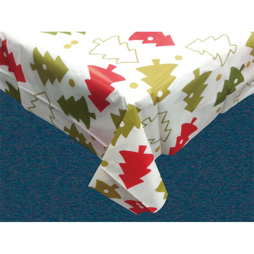 70" Round Vinyl Tablecloth with Polyester Flannel Backing, Pattern Name