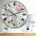 thumbnail image 3 of Designart 'Garden Dreams Flower' Farmhouse wall clock, 3 of 3