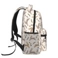thumbnail image 3 of Fotbe Retro Rabbit Pattern Casual Backpack for School, Travel, and Outdoor Activities - Durable, Lightweight, and Comfortable, 3 of 5