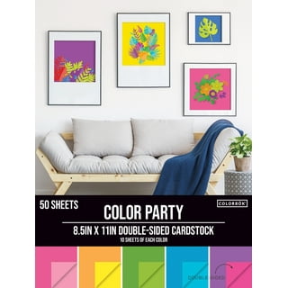 Colorbok Summer Splash Multicolor Textured Cardstock, 12x12, 121 lb./180  gsm, 30 Sheets