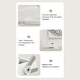 thumbnail image 4 of Ventilador de Escrito Magnético, Ventilador de Mesa Portátil de Eficiencia Energética de Trabajo Tranquilo Con para para El Dormitorio de la Oficina en Casa Camping, 4 of 7