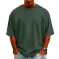 thumbnail image 3 of YOUYEDIAN T Shirts for Man Casual Versatile Short Sleeve Crewneck Shirt Fashion Loose Tops, 3 of 5