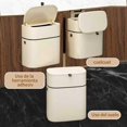 thumbnail image 3 of 10L Cubo de Basura Colgante,Basurero para Cocina,Bote de Basura con Tapa,Cesto de Basura de Pared de Cocina,Cubo de Basura con Tapa,Deslizante Abierto,Adecuado pare Dormitorio,Oficina,Ba&ntilde;o, 3 of 7