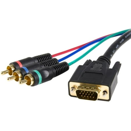 Hd15 Video Cable - StarTech.com HD15 to Component RCA Breakout Cable Adapter