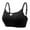 Black, variant on Sports Bras for Women High Support Woman Color Thin and Steel Gathered Breathable Underwear for Daily Bras Hot Pink 42