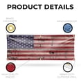thumbnail image 3 of Rusty American Flag Banner Sign 24 Inch x 72 Inch | 13 oz Vinyl with Metal Grommets | Heavy-Duty Single-Sided Outdoor Durable Printed High-Quality Weatherproof | Made in the USA, 3 of 6