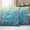 Turquoise, variant on Turquoise Blue Teal Outdoor Waterproof Pillow Covers, Chic Stained Glass Texture Aesthetic Decorative Square Throw Pillowcase Sofa Cushion Sham for Patio/Couch/Chair, 20"x20" 2 Pack