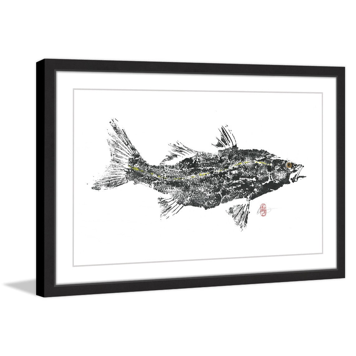 "Old Snook" Framed Painting Print