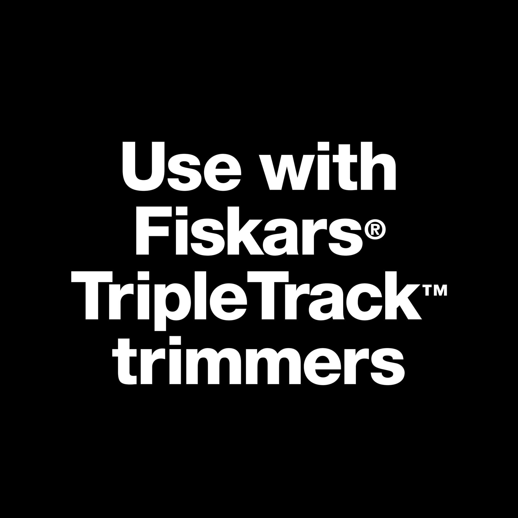 Fiskars 12 Triple Track Trimmer – TM on the Go!