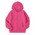 thumbnail image 4 of Yutgune Kids Zip Up Hoodie for Boys Girls, Fleece-Lined Full Zip Hooded Sweatshirt Jacket, Casual Fall Outerwear, 4 of 9