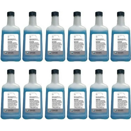 Genuine BMW Windshield Washer Fluid Concentrate 16oz. Set of 12 OE 83192221702