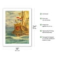 thumbnail image 2 of Une Belle Tradition (A Beautiful Tradition) - The Flying Dutchman - KLM Airlines - Vintage Airline Travel Poster by Joop H. van Heusden c.1950s - Bamboo Fine Art 290gsm Paper Print (Unframed) 18x24in, 2 of 4