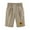 Khaki, variant on Summer Womens Shorts Print Five Points Plus Size Cotton Linen Pants