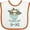 White and Orange, variant on Inktastic Teacup Raccoon I Love My G-pa Boys or Girls Baby Bib