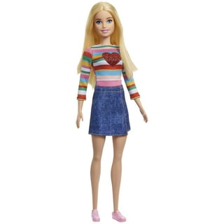 Barbie Deluxe Styling Head with Color Reveal Accessories and Blonde Neon  Rainbow Hair 