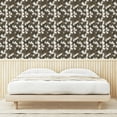 thumbnail image 3 of Ambesonne Tropical Peel & Stick Wallpaper for Home, Earthy Exotic Pattern Leaf, 13"x72", Dark Taupe White, 3 of 5
