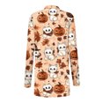 thumbnail image 5 of Kezqiaxn Jackets for Women Halloween Long Sleeve Cardigan Fashion Cat Print Loose Casual Jacket Winter Clothes, 5 of 7
