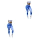 thumbnail image 3 of Leggings deportivos Qarigey pantalones de Yoga ropa de gimnasio mallas de cintura de entrenamiento elasticidad multicolor S M L XL XXL, 3 of 6