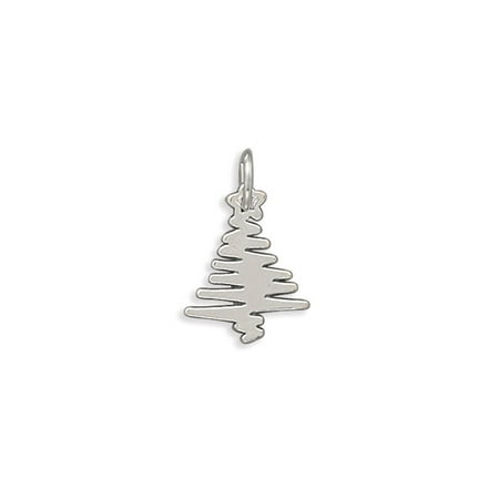 Christmas Tree Star Charm - Christmas Tree Charm Abstract with Star