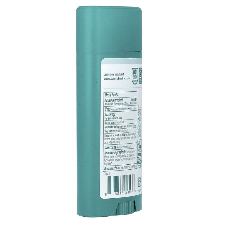 Tom's of Maine Cucumber Aloe Antiperspirant 3.25 oz with Recycled