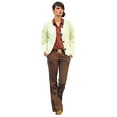 thumbnail image 1 of Aran Woollen Mills Ladies Large Irish Cable Wool Cardigan (Medium, Natural), 1 of 4