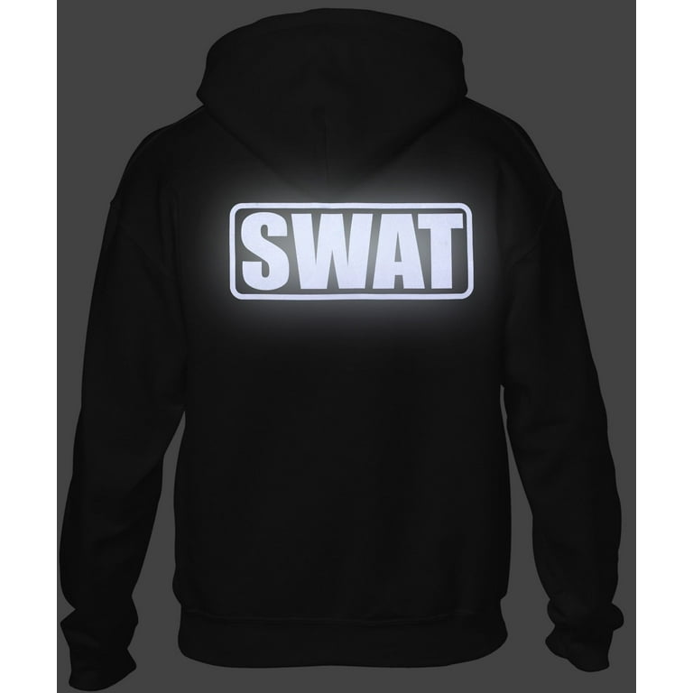 Hoodie with reflective logo hot sale