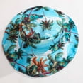 thumbnail image 4 of mgoYE Toddler Boy Clothes 4t Summer Little & Big Boys Hawaiian Button Shirts and Short Sets with Bucket Hat Summer Outfits Printed Kids Set(Sky Blue,2-3 Years), 4 of 9