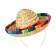 thumbnail image 3 of Sombrero Sombrero Decoración Temática Mexicana Práctico Conveniente Accesorios para Fotos Mini Sombrero Sombrero beige, 3 of 9